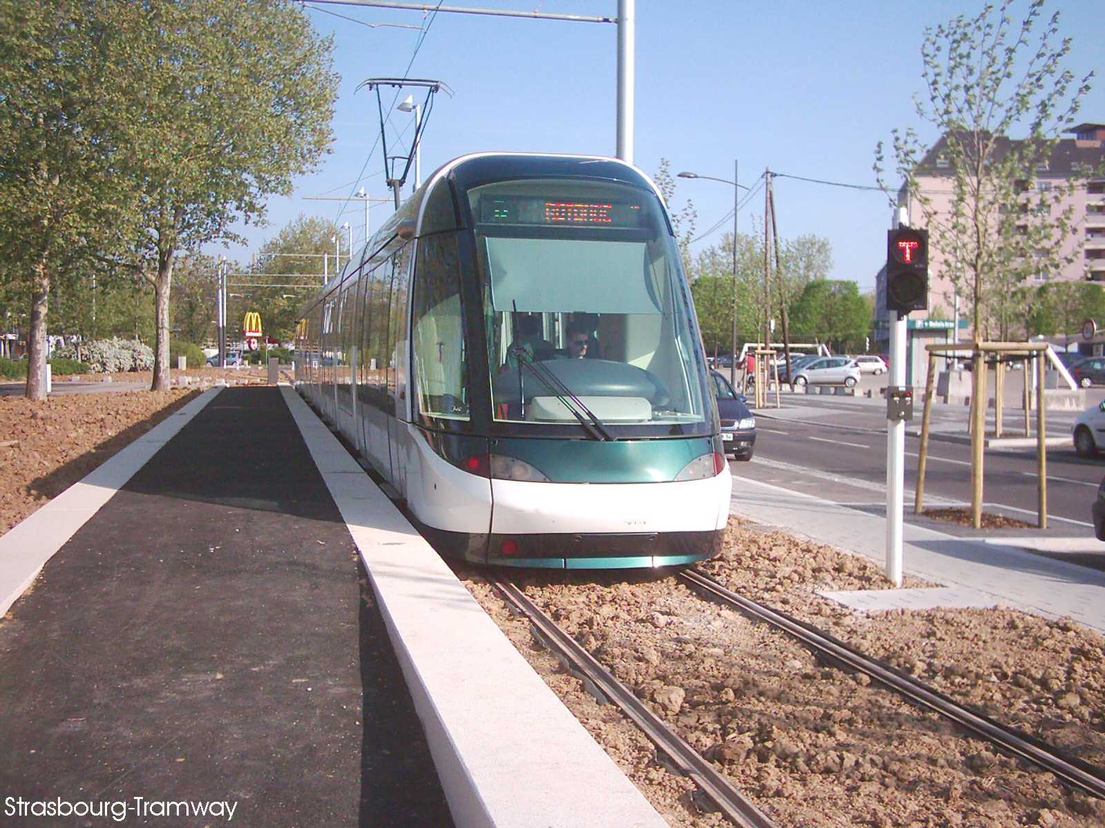Arr�t de la rame � quai.